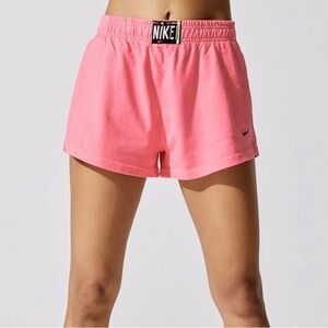 Nike Women's Sportswear Washed Pink Shorts / S